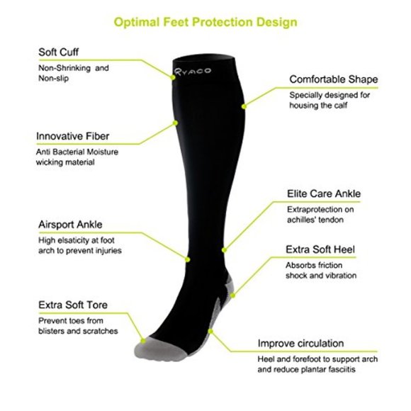Sports Compression Socks - Picture 2 of 4